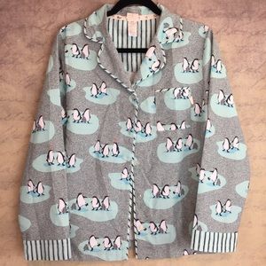 Munki Munki Pajama Set Penguin Friends Sz S